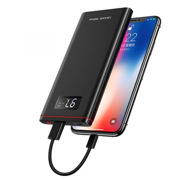 USAMS PB5 Dual USB Digital Display 10000mAh Power Bank